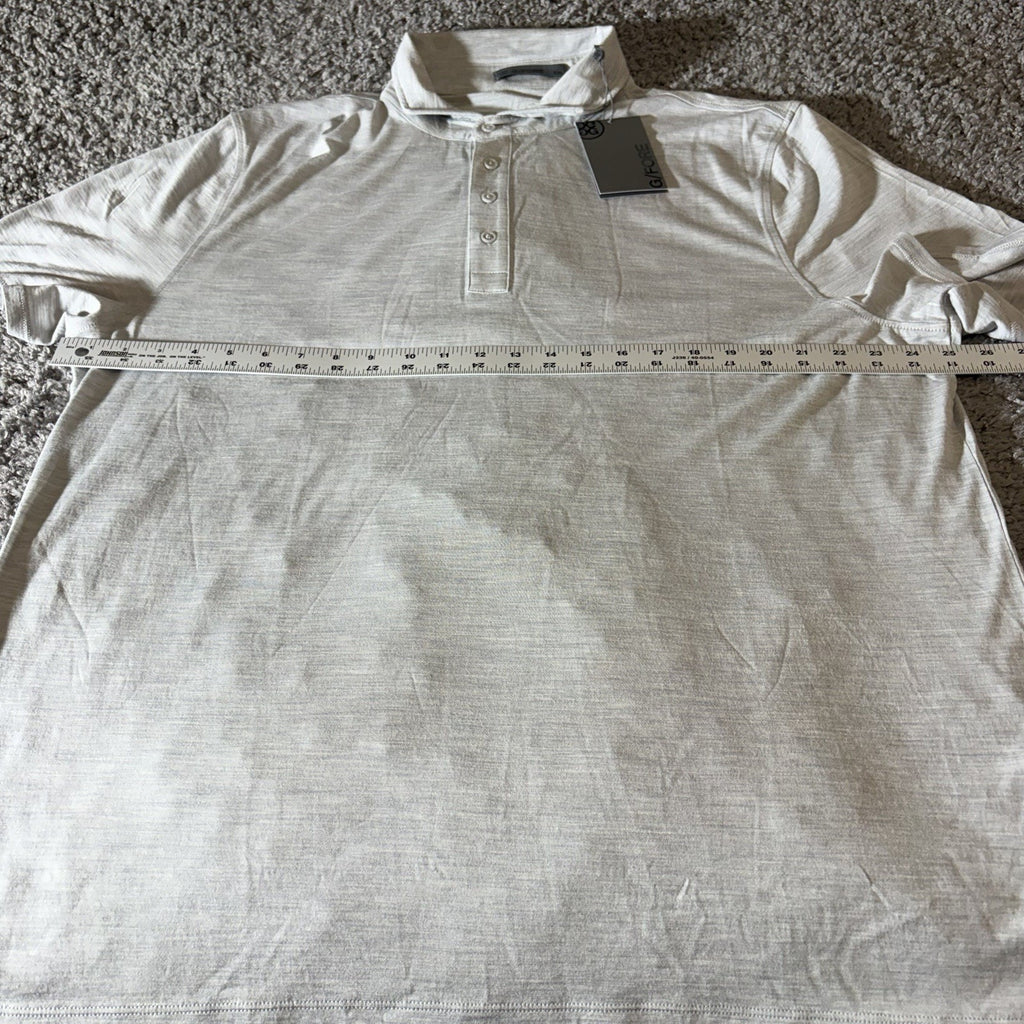 G Fore Polo Shirt Mens 2XL Lightweight Fine Wool Tech Active Casual s