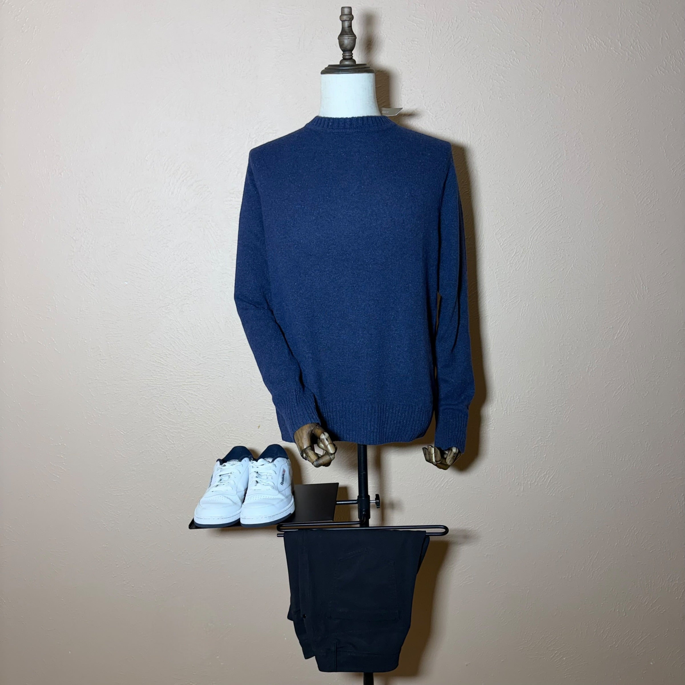 J.Crew Sweater Mens L Wool Nep Fleck Knit Pullover