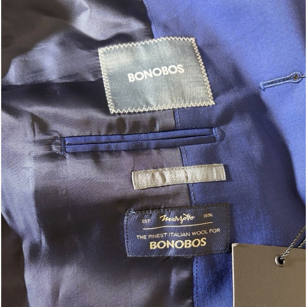 Bonobos Sport Coat Mens 38R Premium Italian Marzotto