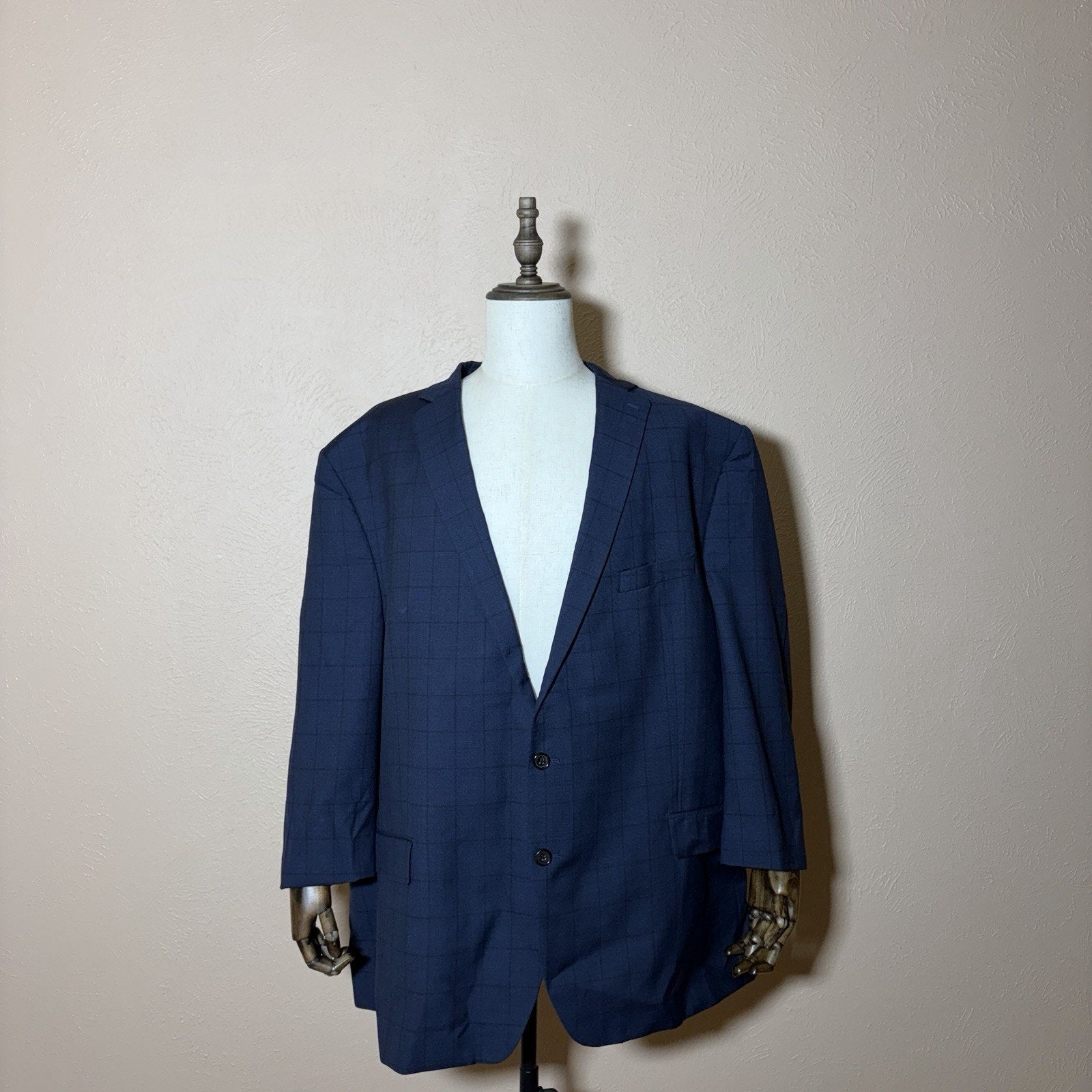 Ralph Ralph Lauren Suit Mens 56L Windowpane (2-Piece)