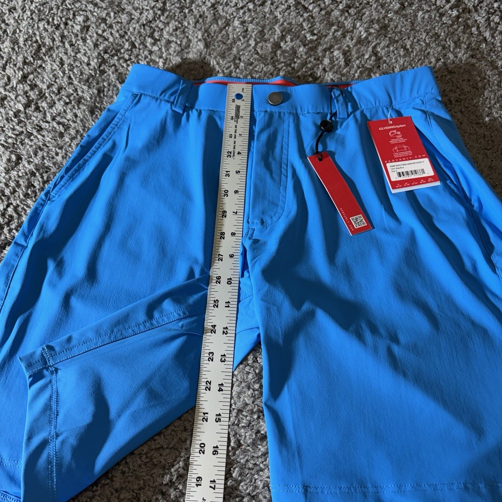 Redvanly Shorts Mens S Hanover Ibiza Golf Pullon Performance Stretch Active