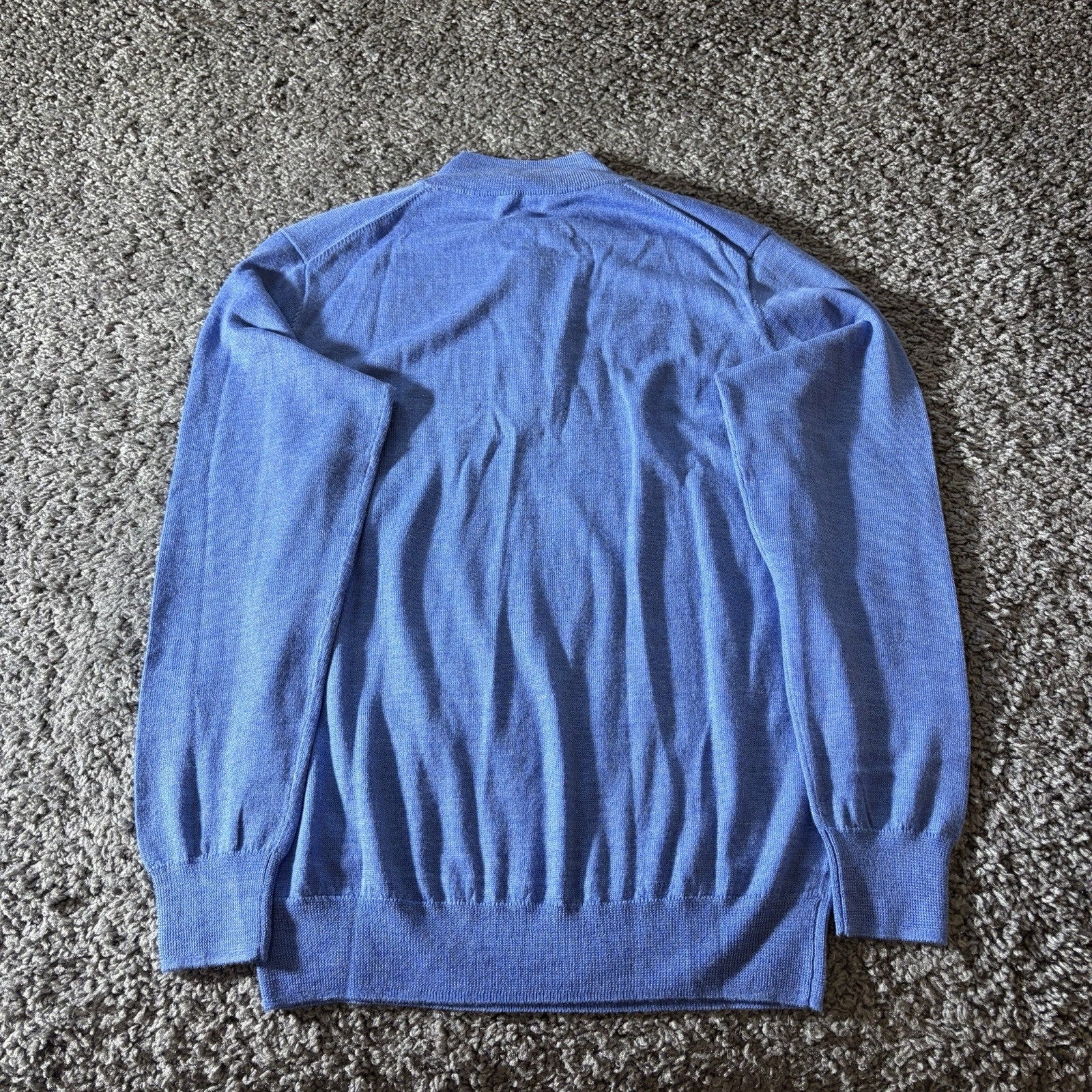 Peter Millar Sweater Mens S Autumn Crest Quarter Zip Merino Suede Golf MF25S01