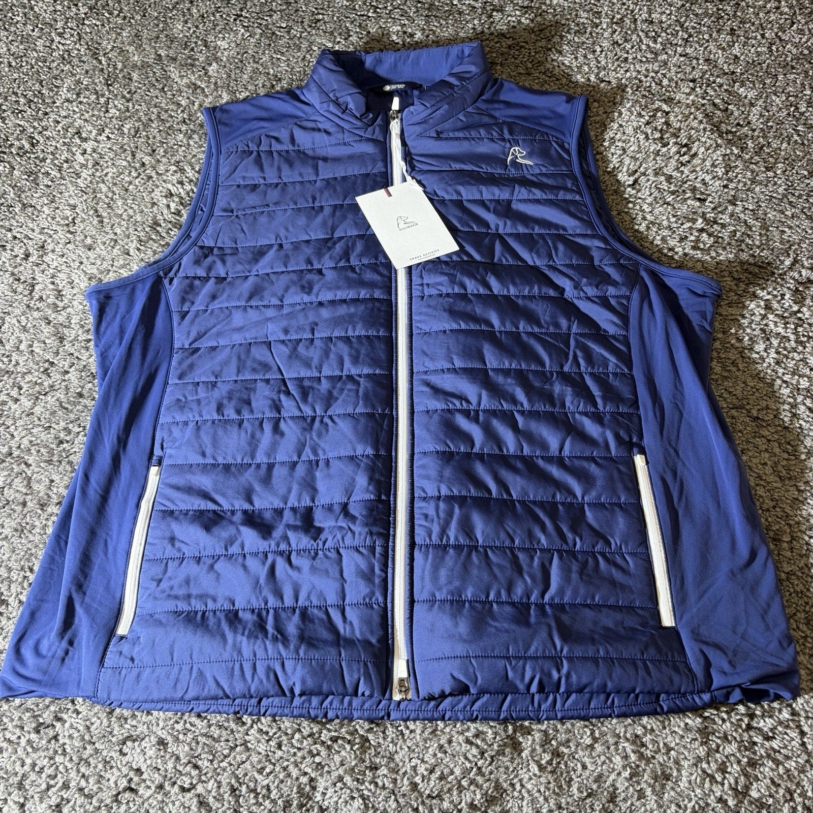 Rhoback Vest Mens 3XL Puffer Insulated Fulton Performance Golf Casual