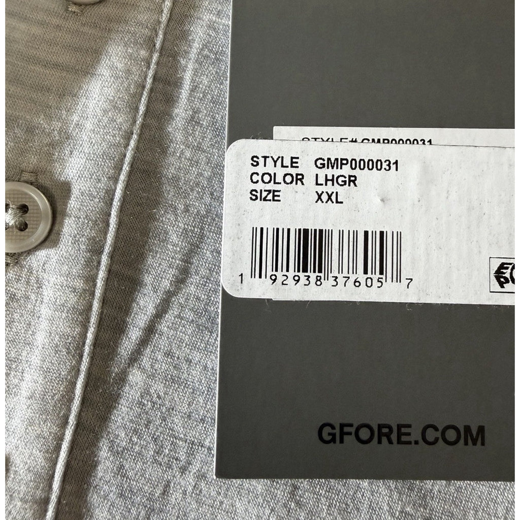G/FORE Polo Shirt Mens 2XL Fine Wool Tech Performance