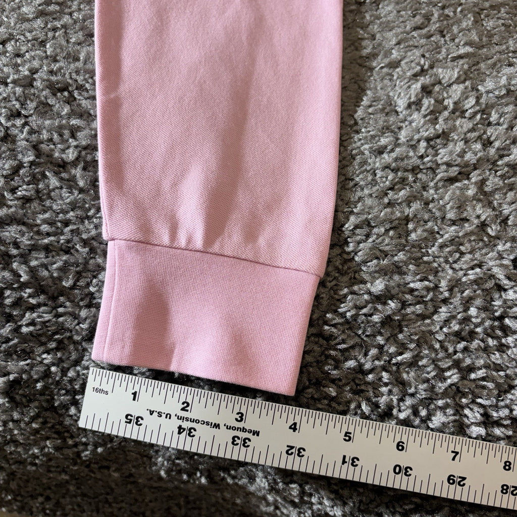 Houlderness & Bourne Polo Shirt Mens M Burton Scotch Pink Pique Button Down