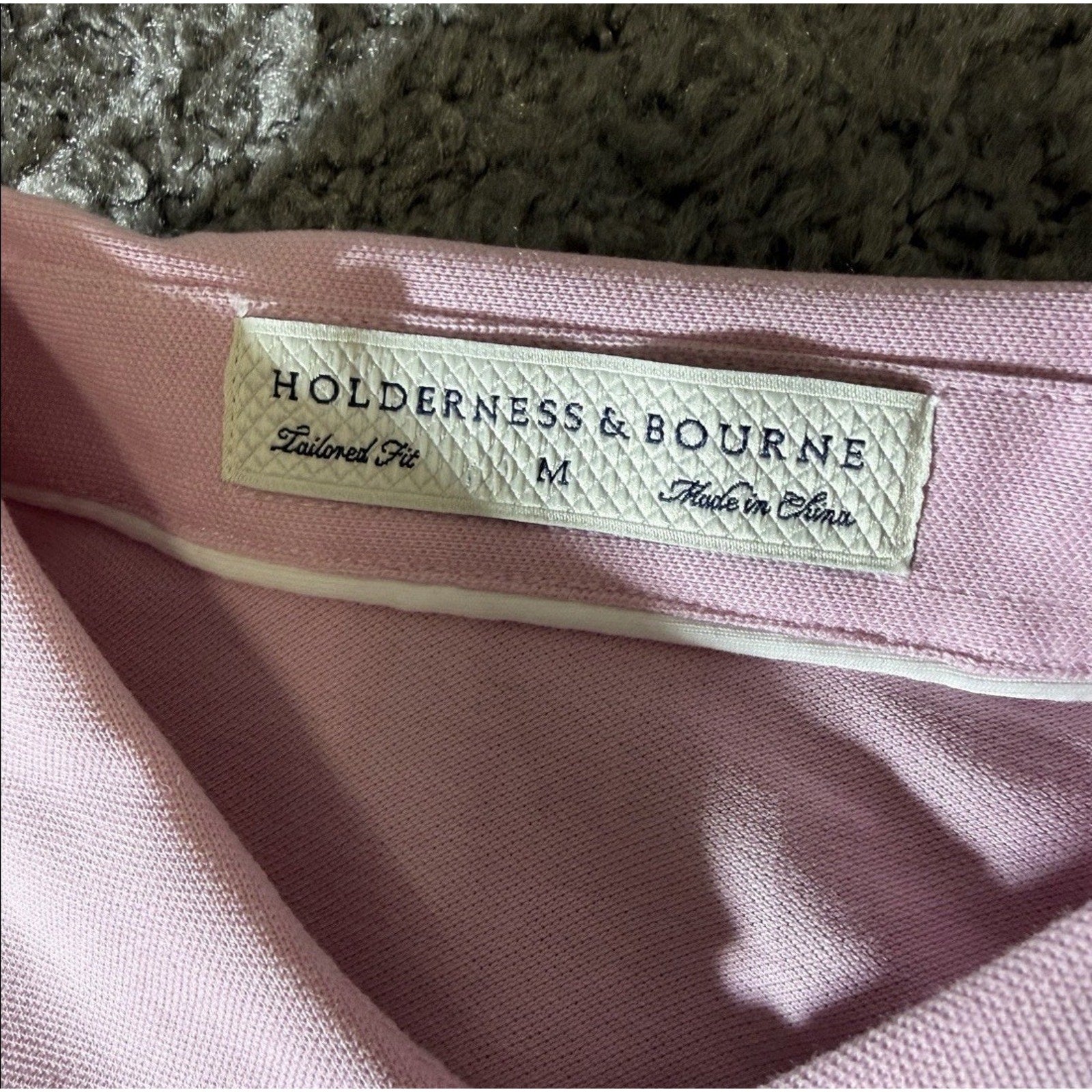 Holderness & Bourne Polo Shirt Mens M Burton Pique