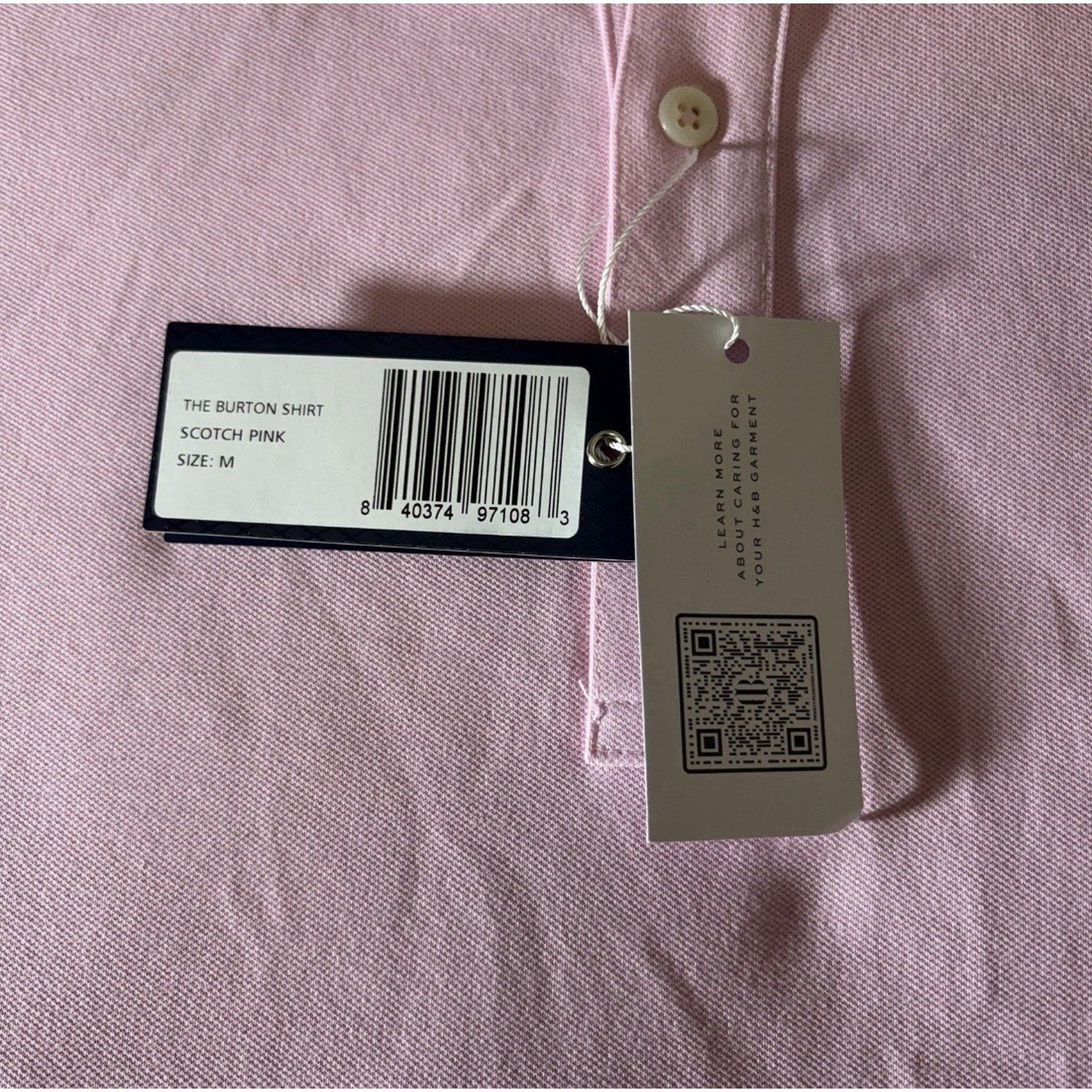 Holderness & Bourne Polo Shirt Mens M Burton Pique