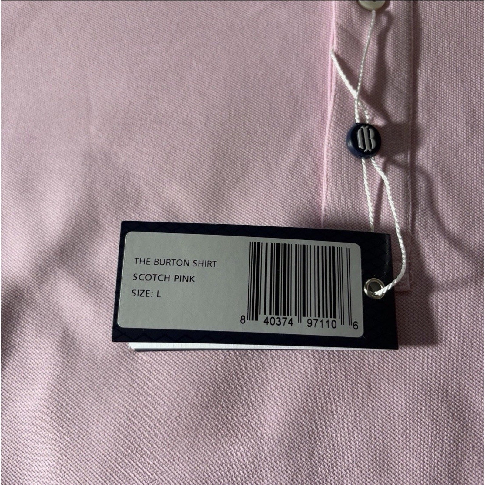 Holderness & Bourne Polo Shirt Mens L Burton Pique