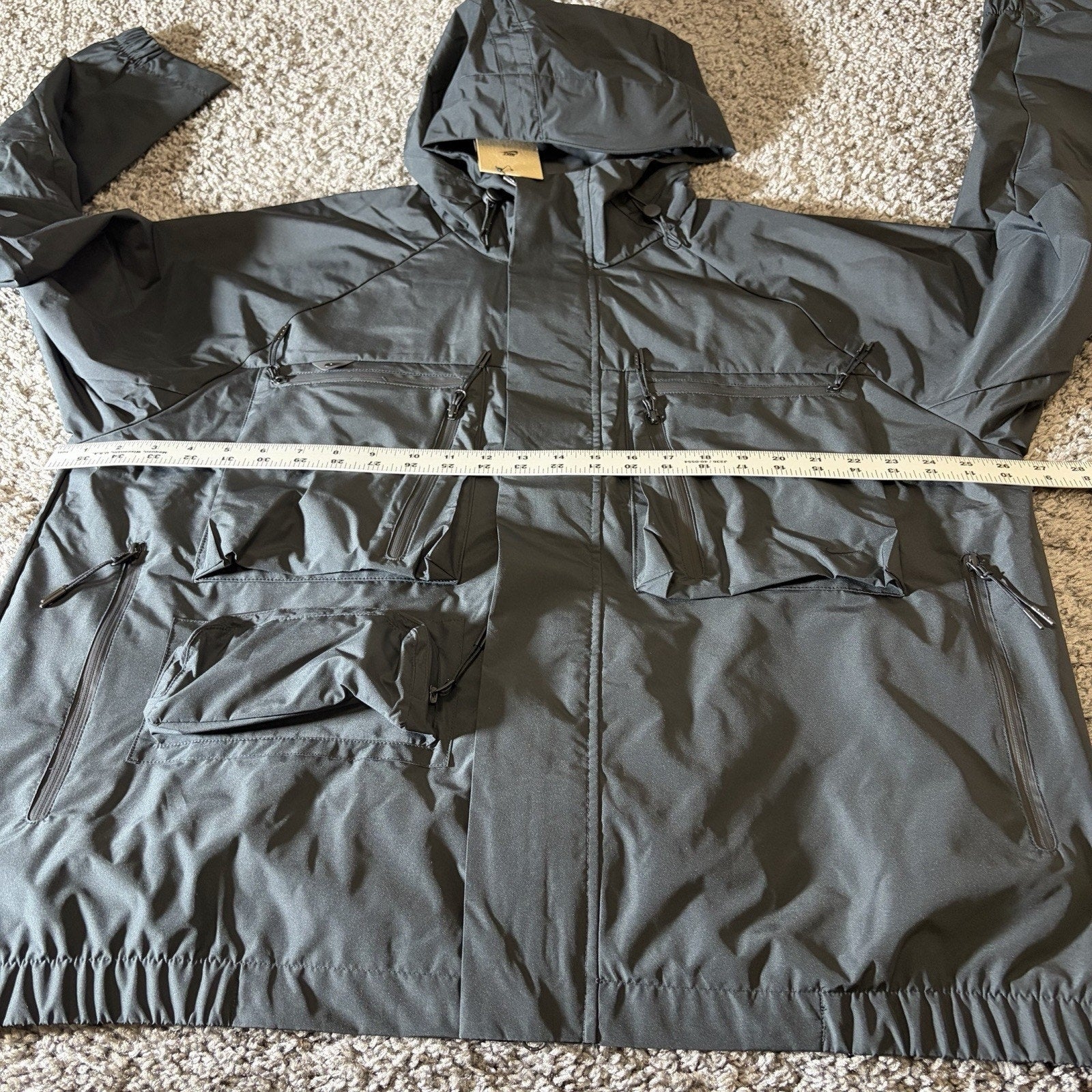 Nike Jacket Mens L Tall Tech Storm-Fit Lightweight Sportswear HJ2944-010 Outdoor