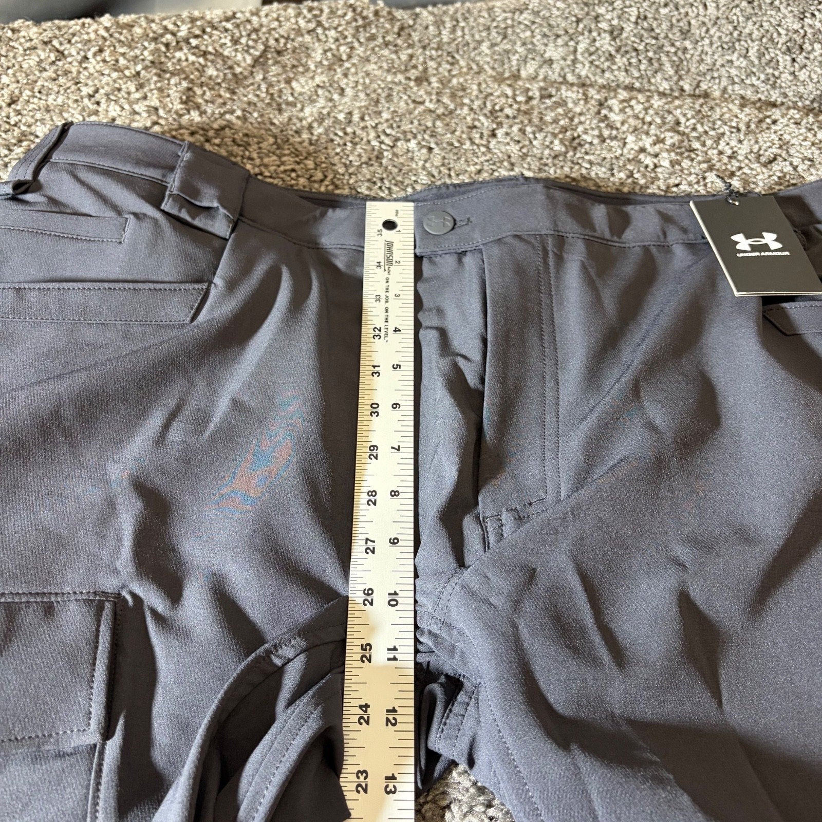 Under Armour Pants Mens 44X32 Alpha Tactical Cargo Gray