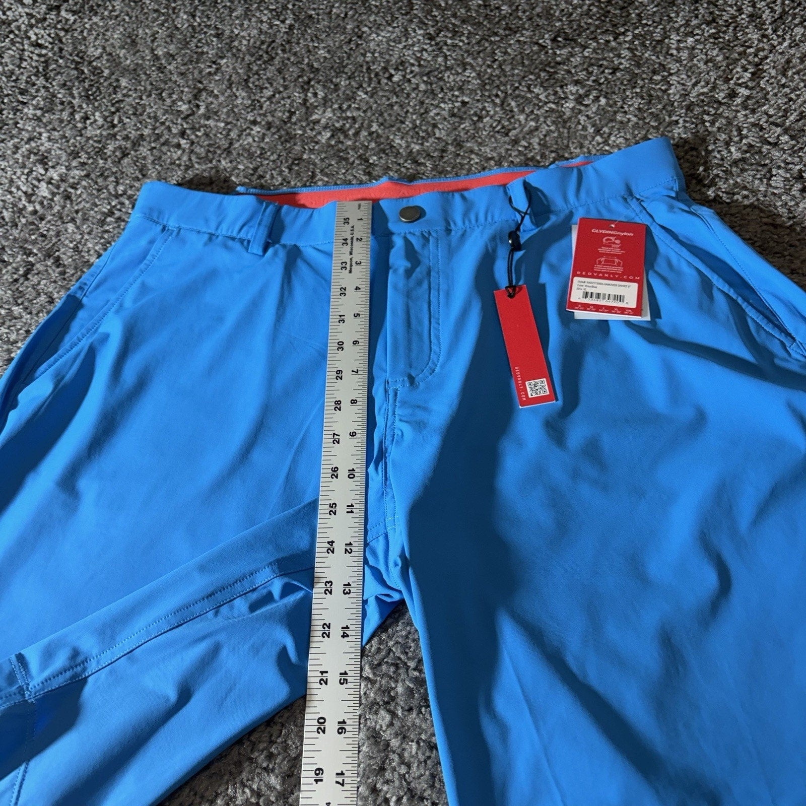 Redvanly Shorts Mens XL Hanover Ibiza Golf Pullon Performance Stretch Active