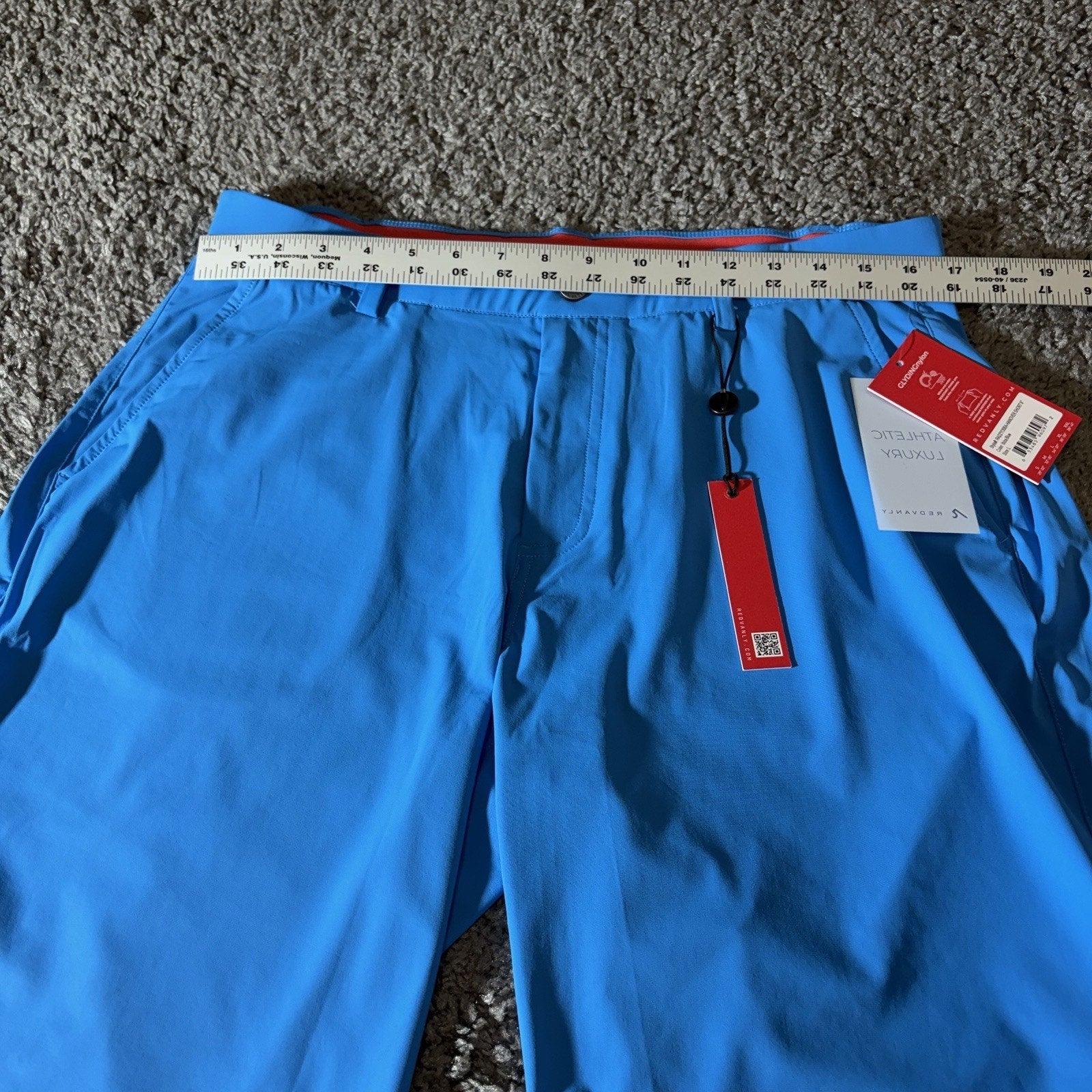 Redvanly Shorts Mens L Hanover Ibiza Golf Pullon Performance Stretch Active