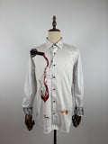 Robert Graham Shirt Mens Pinot Noir 2 Flip-Cuff
