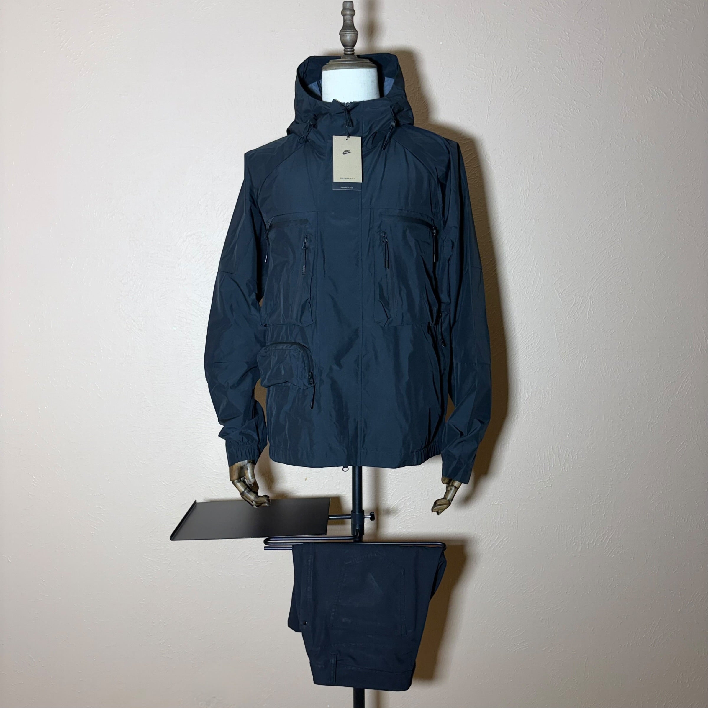 Nike Tech Jacket Mens L Tall Storm-Fit Lightweight