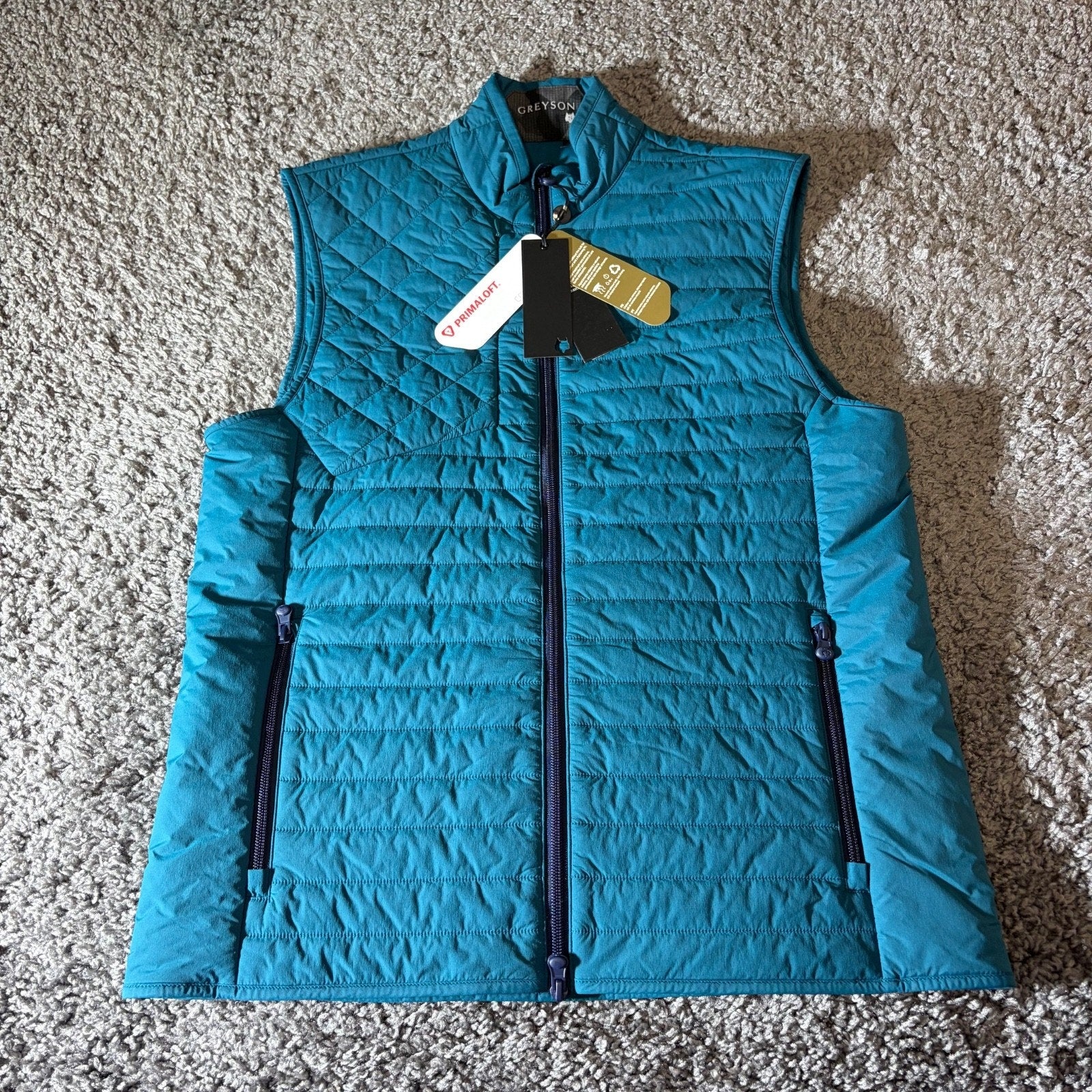 Greyson Vest Mens S Yukon X Lite Ultralight Puffer Golf Primaloft Casual
