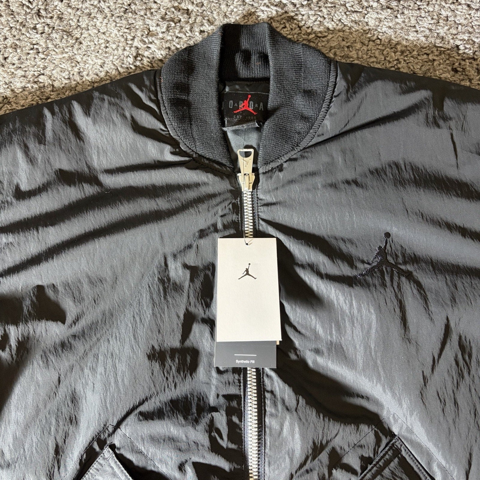 Air Jordan Jacket Mens M Bomber Insulated Essentials Statement Renegade