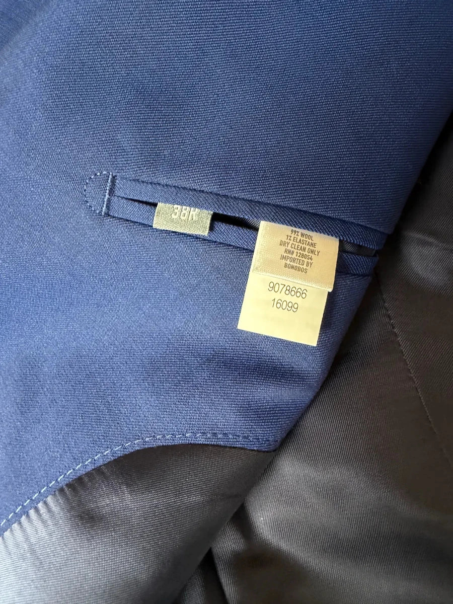 Bonobos Men's Italian Marzotto Wool Sport Coat Blazer - Serenity Selections