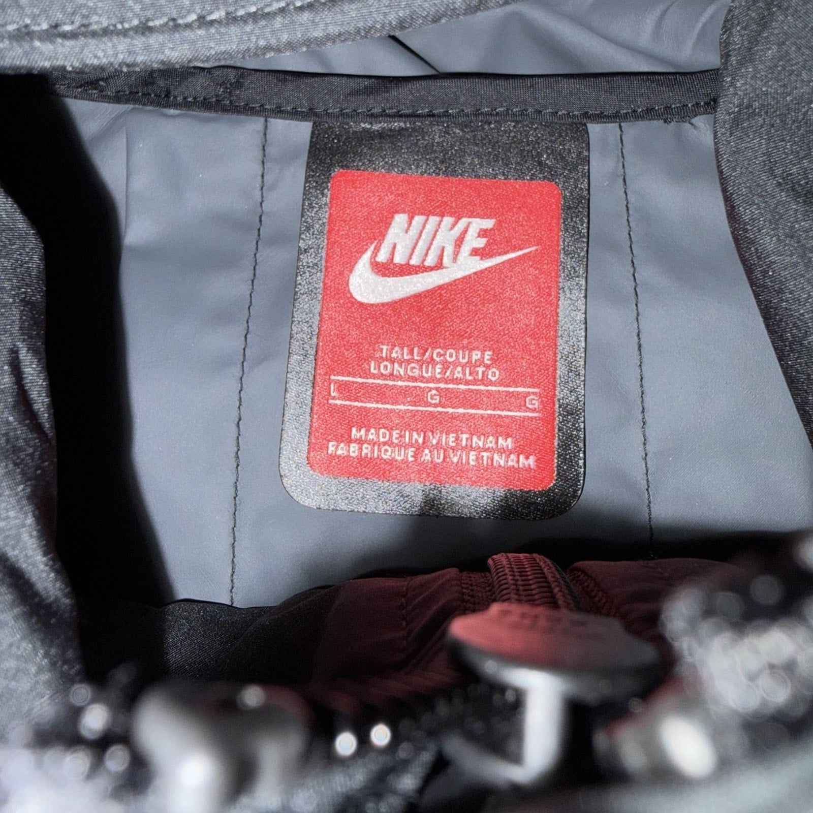 Nike Jacket Mens L Tall Tech Storm-Fit Lightweight Sportswear HJ2944-010 Outdoor