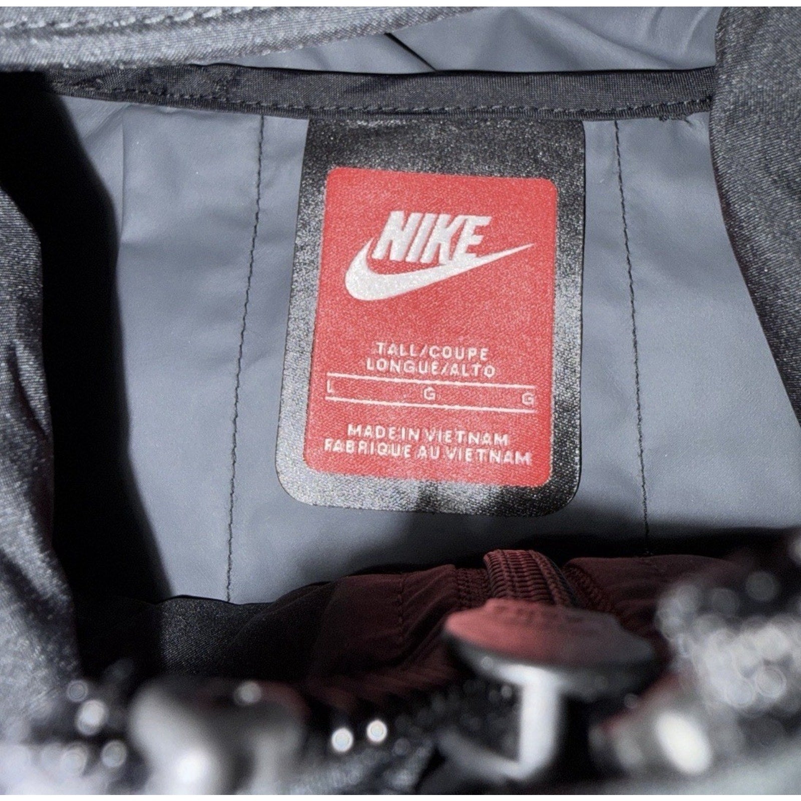 Nike Tech Jacket Mens L Tall Storm-Fit Lightweight