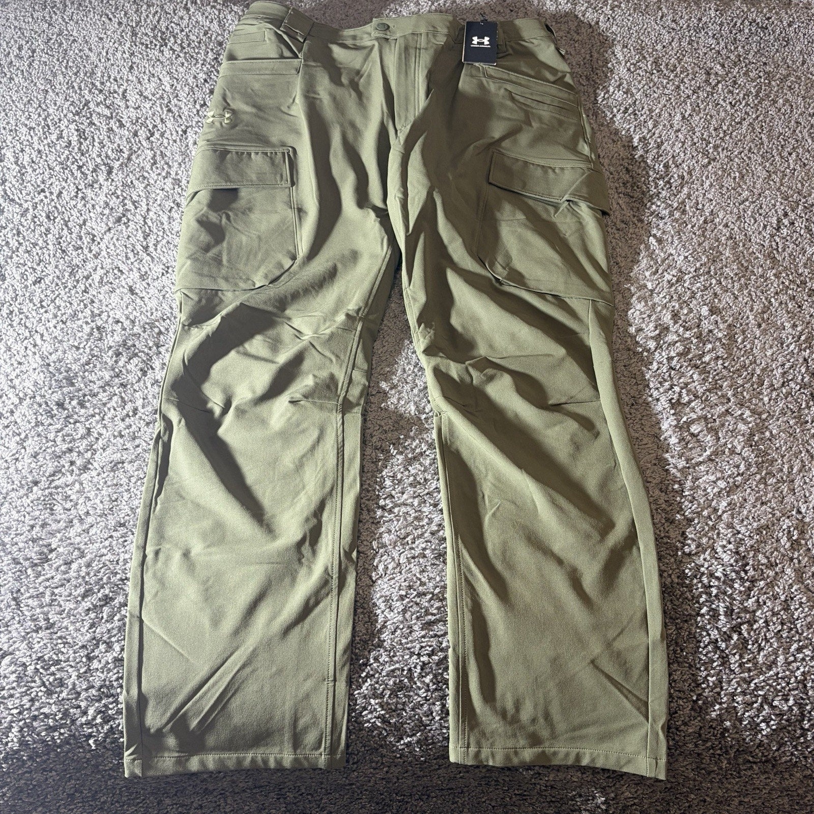 Under Armour Pants Mens 42X32 Alpha Tactical Cargo Green