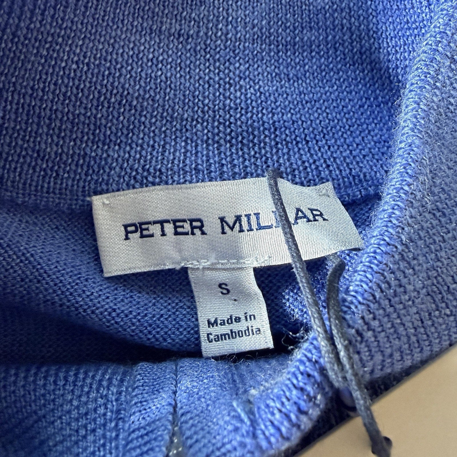 Peter Millar Sweater Mens S Autumn Crest Quarter Zip Merino Suede Golf MF25S01