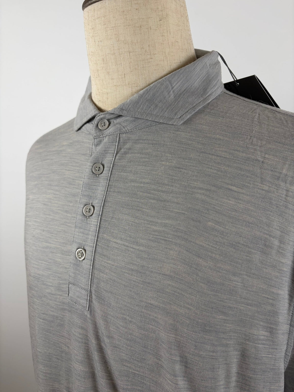 G/FORE Men's Fine Wool Tech Performance Golf Polo Shirt - Serenity Selections