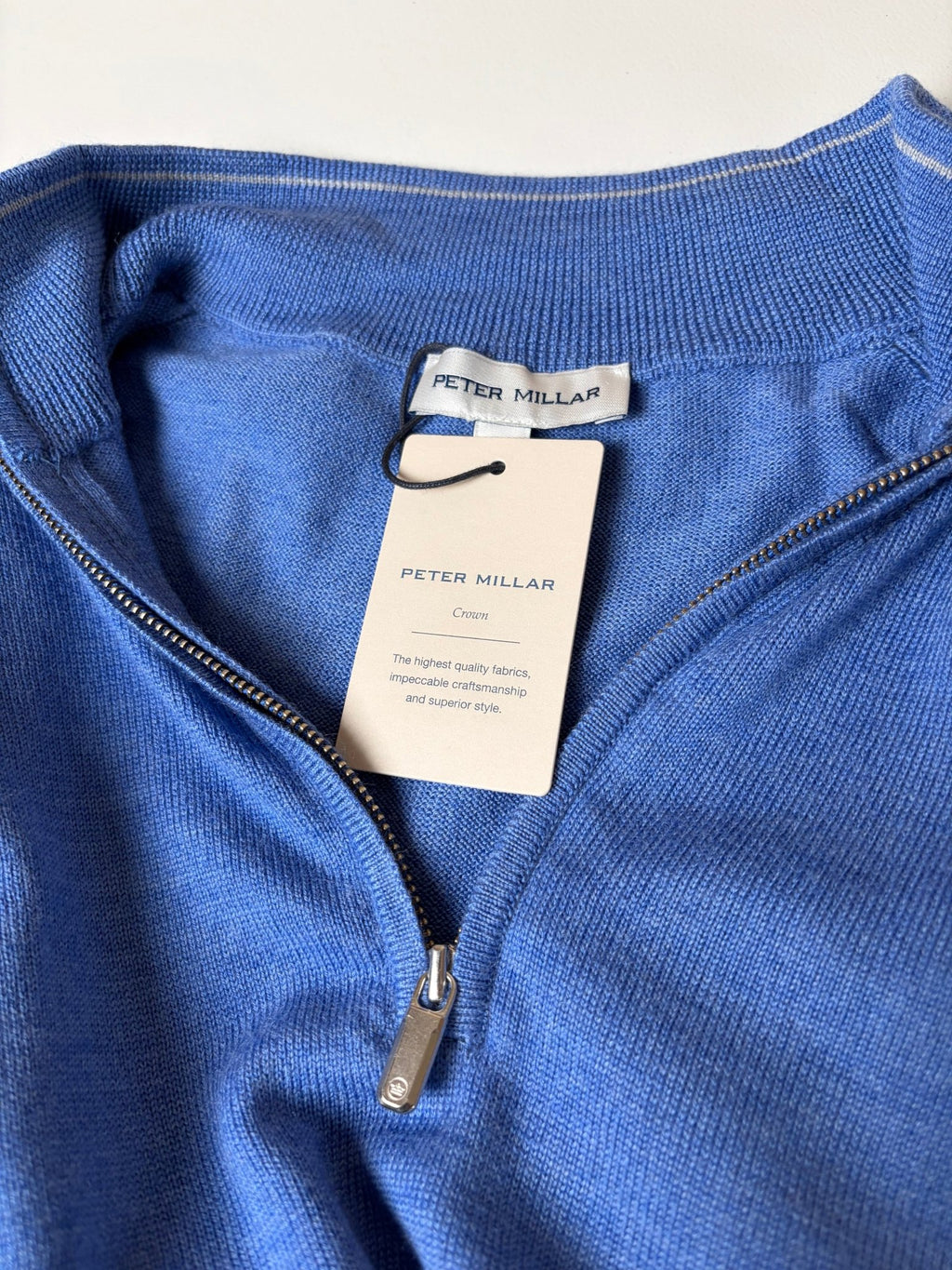 Peter Millar Men's "Autumn Crest" Suede-Trim Quarter-Zip Sweater - Serenity Selections
