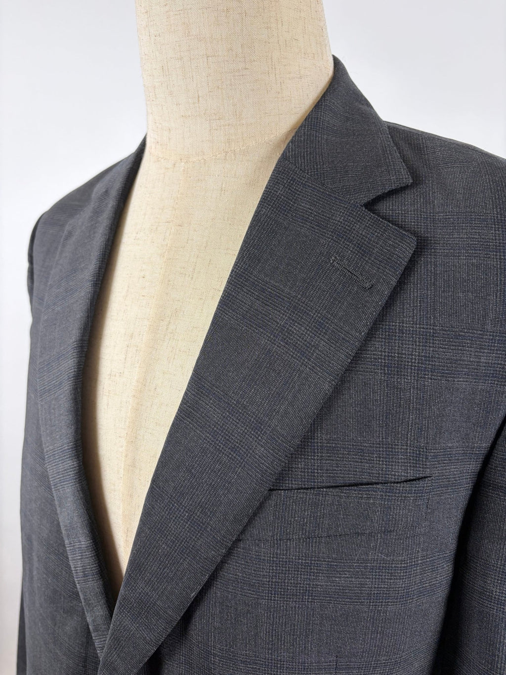 Peter Millar Men's Wool Blazer Jacket Grey Plaid Size 42R (Pre-Owned) - Serenity Selections