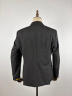 Polo Ralph Lauren Men's Pinstripe Wool Sport Coat Blazer Charcoal Grey Size 38R - Serenity Selections