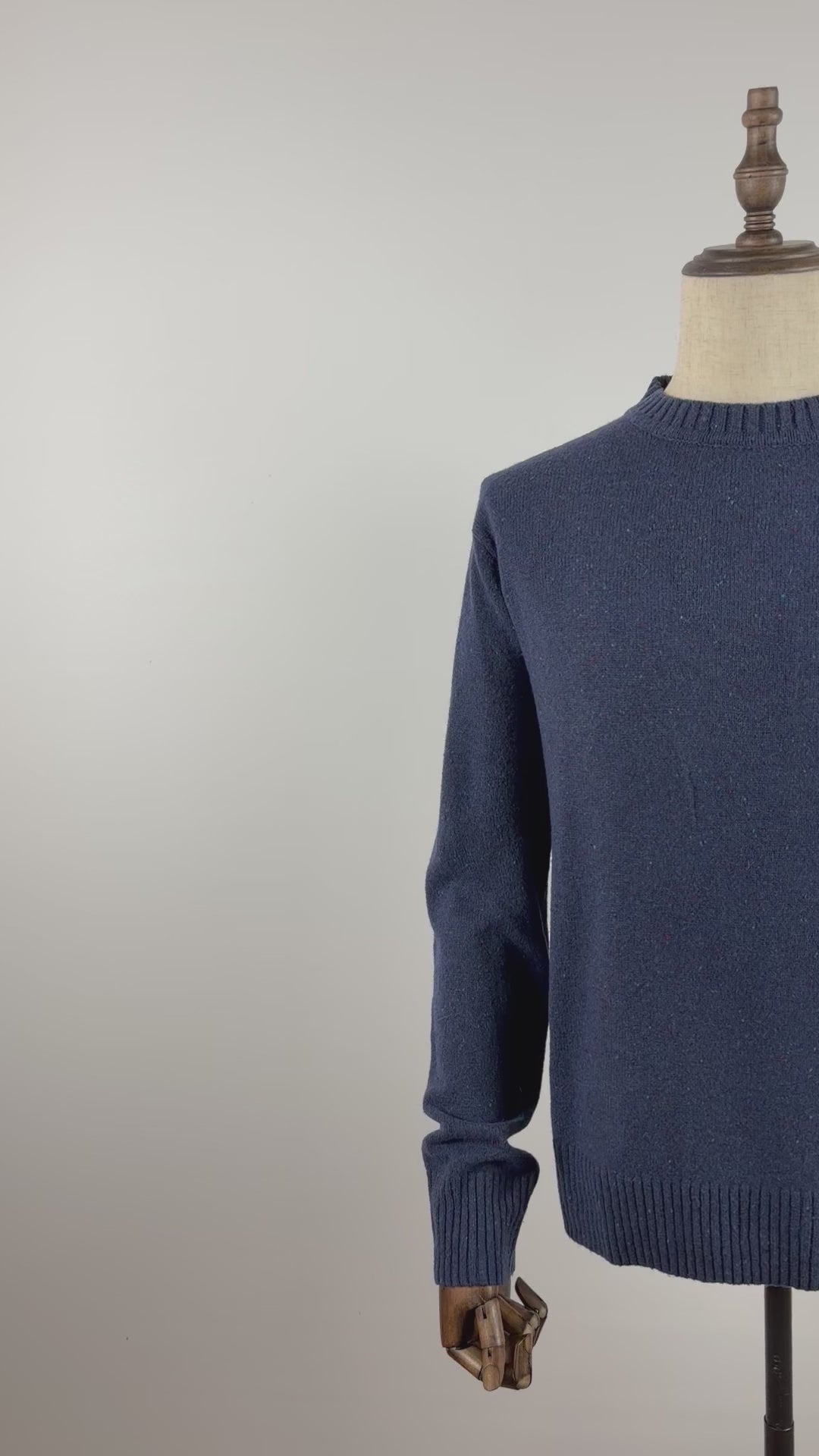 J.Crew Men's Wool Nep Fleck Knit Crewneck Sweater