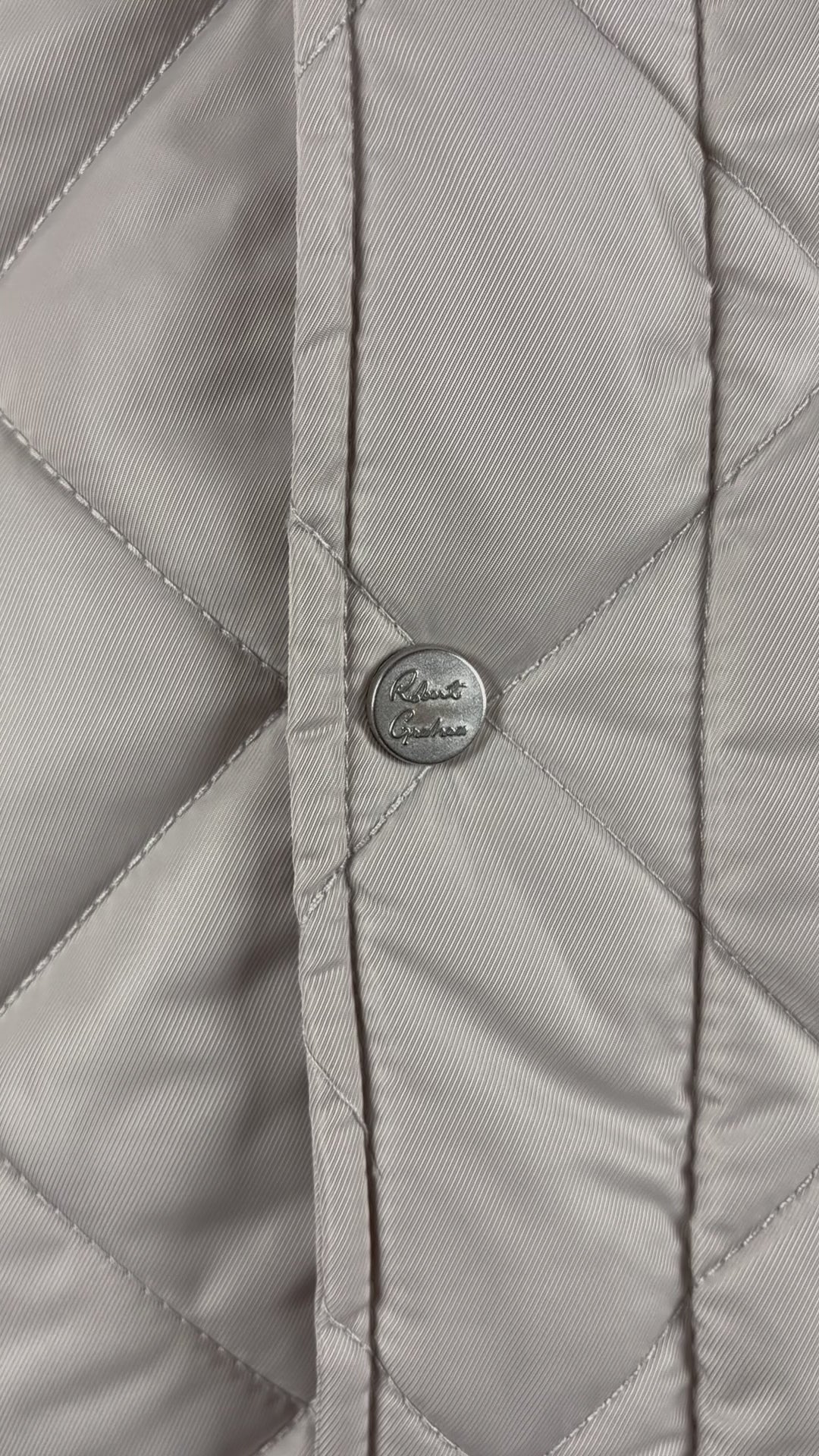 Robert Graham Men's Diamond Quilted Travel Jacket Stone
