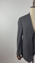 Peter Millar Men's Wool Blazer Jacket Grey Plaid Size 42R (Pre-Owned)