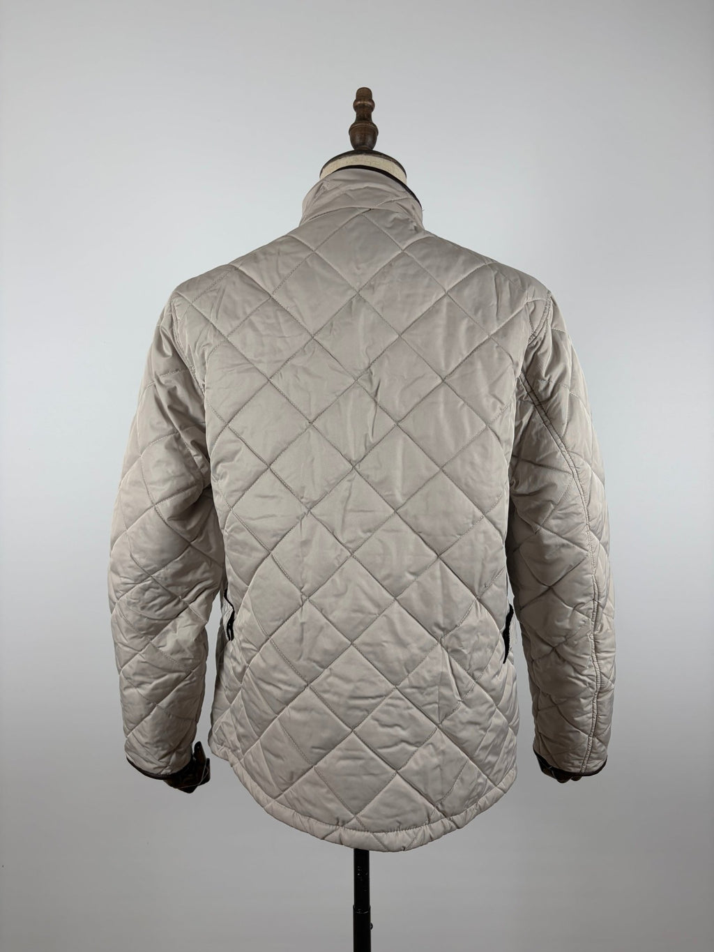 Robert Graham Men's Diamond Quilted Travel Jacket Stone - Serenity Selections